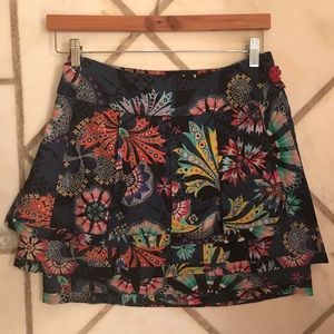 Printed floral skirt